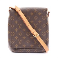 LOUIS VUITTON LV 路易威登 Musette Salsa 肩背包 棕色 原花 帆布 M51258 M51258