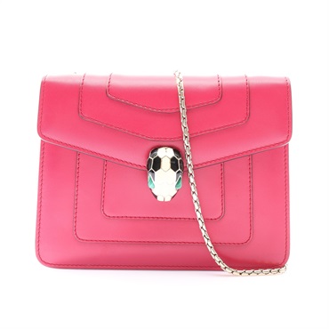 BVLGARI 寶格麗 Serpenti Forever 肩背包 粉色 牛皮 34560 34560