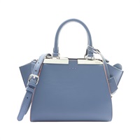 FENDI 芬迪 Mini 3Jours 肩背包 藍色 牛皮 8BH333-5QT 8BH333-5QT