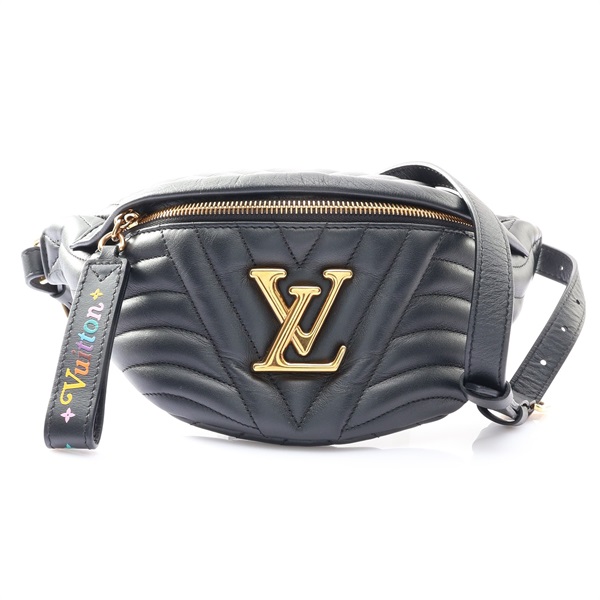 LOUIS VUITTON LV 路易威登 NEW WAVE 腰包 黑色 牛皮 M53750 M53750