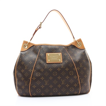 LOUIS VUITTON LV 路易威登 Galliera PM 肩背包 棕色 原花帆布 M56382