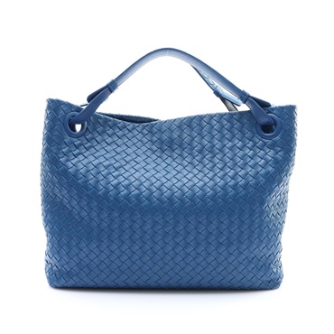 BOTTEGA VENETA 寶緹嘉 手提包 藍色 編織牛皮