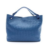 BOTTEGA VENETA 寶緹嘉 手提包 藍色 編織牛皮