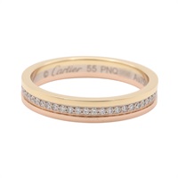 Cartier 卡地亞 Vendome Louis 戒指 55 18K 三色三金 鑽石 B4052900
