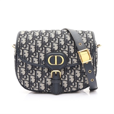 Dior 迪奧 Bobby Hobo 肩背包 藍色 Oblique緹花帆布 M9319UTZQ