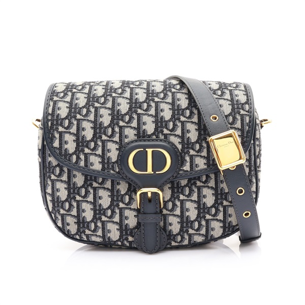 Dior 迪奧 Bobby Hobo 肩背包 藍色 Oblique緹花帆布 M9319UTZQ