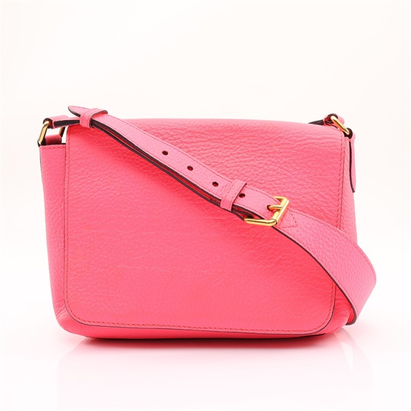 BURBERRY 巴寶莉 Small Burieigh Messenger 肩背包 霓虹粉 牛皮 4065881