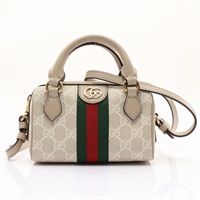 GUCCI 古馳 Ophidia Mini 兩用包 米色 GG Supreme帆布 781490