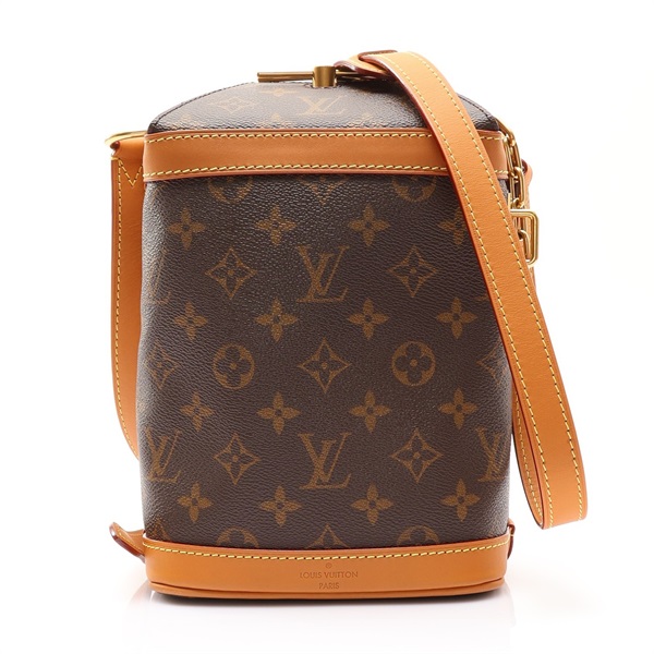 LOUIS VUITTON LV 路易威登 milk box 肩背包 棕色 原花帆布 M44877