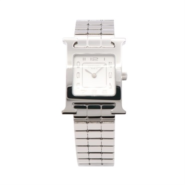 HERMES 愛馬仕 Heure H PM 25mm 腕錶 銀色錶盤 不鏽鋼 HH1.210/W407845WW00