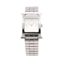 HERMES 愛馬仕 Heure H PM 25mm 腕錶 銀色錶盤 不鏽鋼 HH1.210/W407845WW00