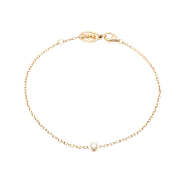 Cartier 卡地亞 d'Amour 手鏈 18K黃金 鑽石 B6043300