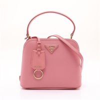 PRADA 普拉達 Saffiano Leather Top Handle 兩用包 粉色 牛皮 1BA286