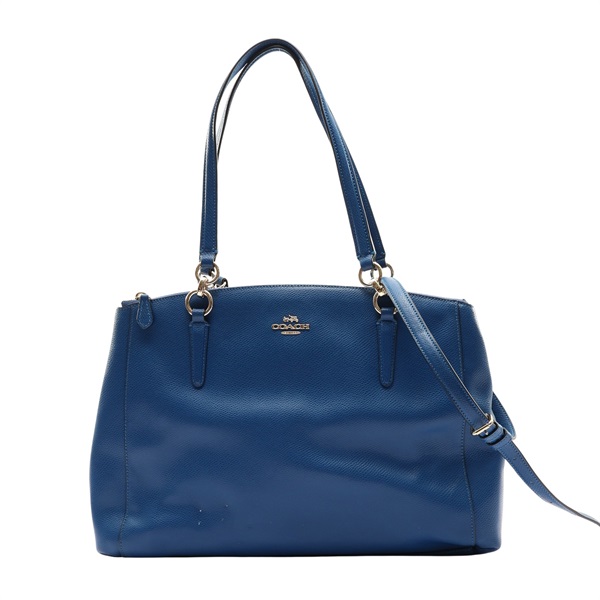 COACH 寇馳 Christie Carryall 兩用包 藍色 牛皮 F36606 F36606