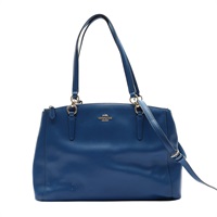 COACH 寇馳 Christie Carryall 兩用包 藍色 牛皮 F36606 F36606