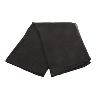 HERMES 愛馬仕 Black H Pattern 圍巾 黑色 絲綢