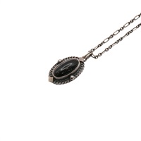 Georg Jensen 喬治傑生 Heritage 2004 項鍊 925純銀 黑瑪瑙 3536264