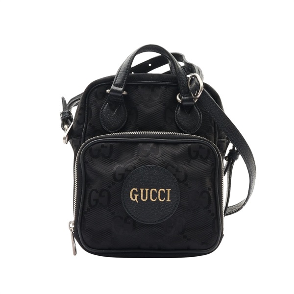 GUCCI 古馳 Off The Grid 兩用肩背包 黑色 GG 提花尼龍 牛皮 625850