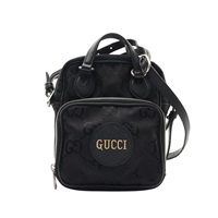 GUCCI 古馳 Off The Grid 兩用肩背包 黑色 GG 提花尼龍 牛皮 625850