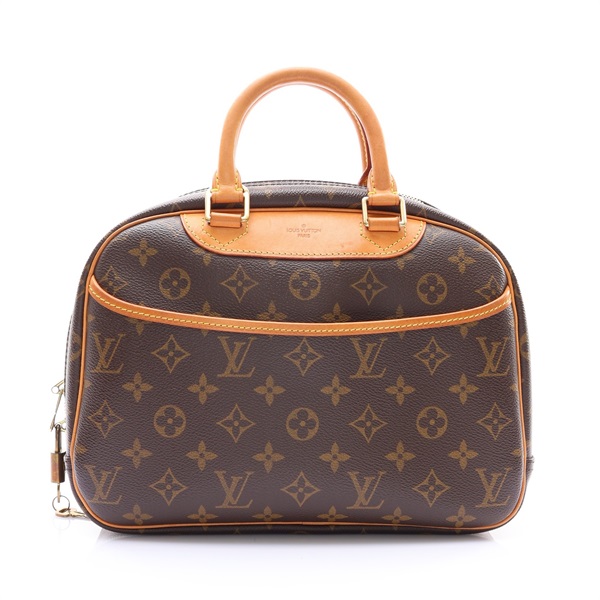 LOUIS VU ITTON LV 路易威登 Trourille 手提包 棕色 原花帆布 M42228