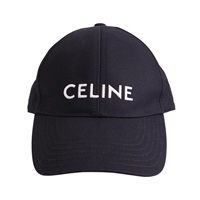 CELINE 賽琳 棒球帽 帽子 黑色 棉布 2AUA1969P.38NO