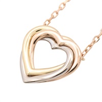 Cartier 卡地亞 Trinity 愛心 項鏈 18K 三色三金