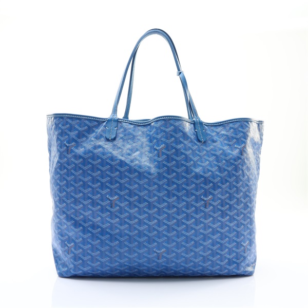 GOYARD 高雅德 Saint Louis GM 肩背包 藍色 Goyardine 帆布