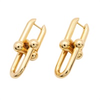 Tiffany & Co 蒂芬妮 HardWear Large Link 耳環 18K黃金 68533643