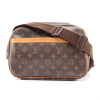 LOUIS VUITTON LV 路易威登 Reporter PM 肩背包 棕色 原花帆布 M45254