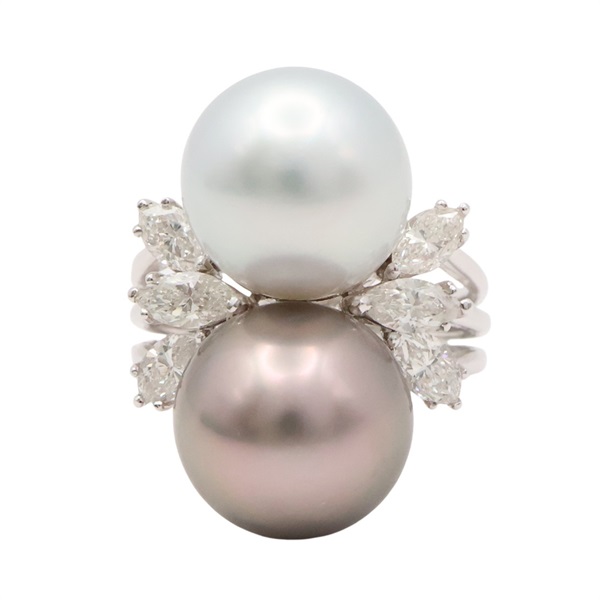 JEWELRY 無品牌珠寶 戒指 12K白金 珍珠 Pearl 8.98g