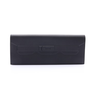 HERMES 愛馬仕 Pochette Birkin Shadow 手拿包 黑色 Swift牛皮 B刻