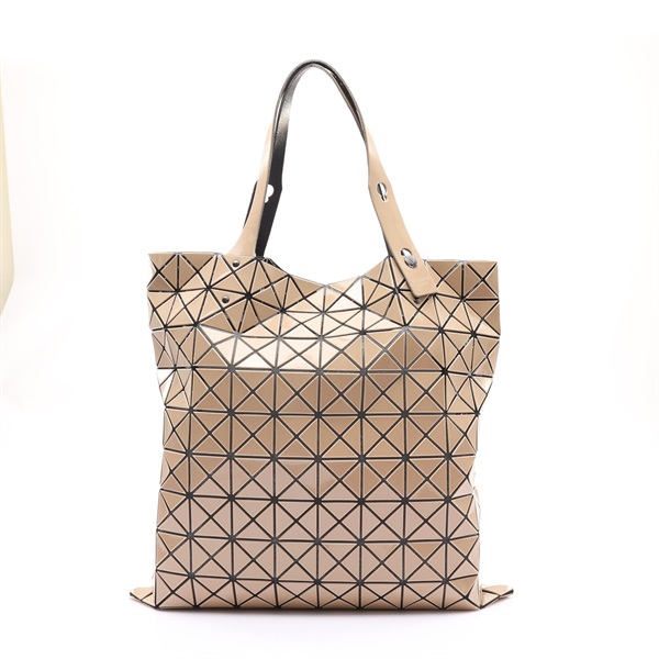 BAO BAO ISSEY MIYAKE 三宅一生 LUCENT 10×10 手提包 淺褐色 PVC BB71-AG503