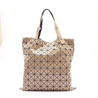 BAO BAO ISSEY MIYAKE 三宅一生 LUCENT 10×10 手提包 淺褐色 PVC BB71-AG503