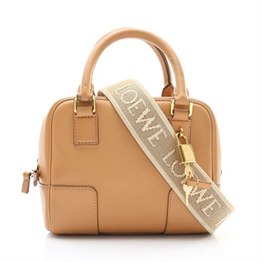LOEWE 羅威 Amazona 16 Square 肩背包 駝色 牛皮 A039N21X01