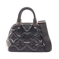 LOUIS VUITTON LV 路易威登 Alma BB 兩用包 黑色 牛皮 M59793
