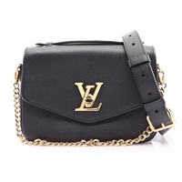 LOUIS VUITTON LV 路易威登 Oxford Lockme 兩用包 黑色 牛皮 M22735