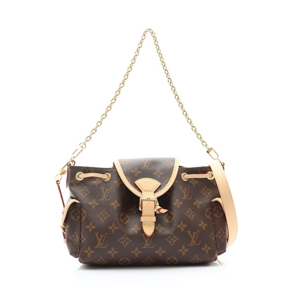 LOUIS VUITTON LV 路易威登 Odyssee 肩背包 棕色 原花帆布 M25085