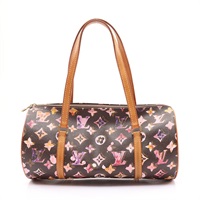 LOUIS VUITTON LV 路易威登 Aquarelle Papillon 30 肩背包 棕色 原花帆布 Richard Prince聯名款 M95753