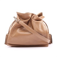 LOEWE 羅威 Flamceco 肩背包 棕色 牛皮 380.82.E16