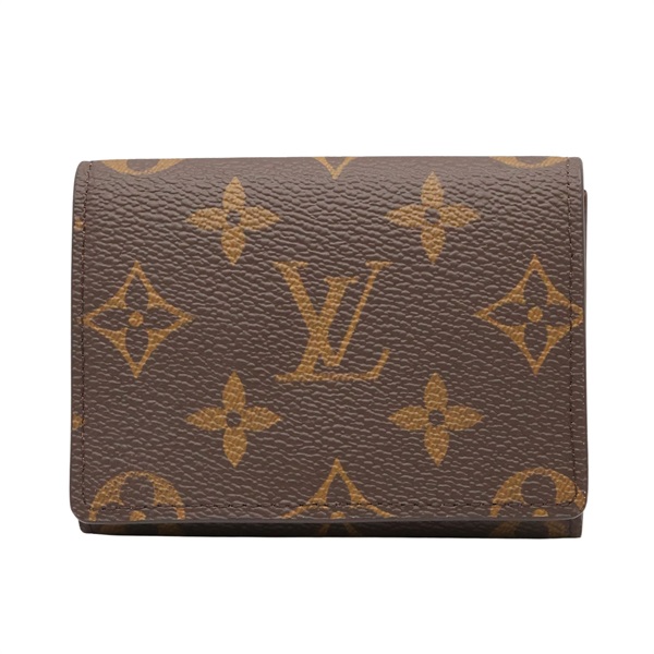 LOUIS VUITTON 路易威登 名片夾 棕色 原花帆布 M63801