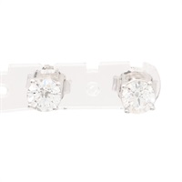 JEWELRY 無品牌珠寶 GIA 鑽石 18K白金 耳環 Diamond 1.7g