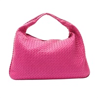 BOTTEGA VENETA 寶緹嘉 肩背包 粉色 編織羊皮 115654