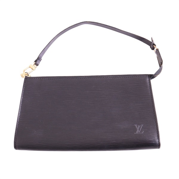 LOUIS VUITTON LV 路易威登 Pochette Accessoires 手提包 黑色 EPI水波紋 牛皮 M52942