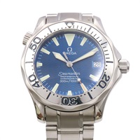Omega 歐米茄 海馬300 機械腕錶 電光藍表面 不鏽鋼錶帶 2253.80.00