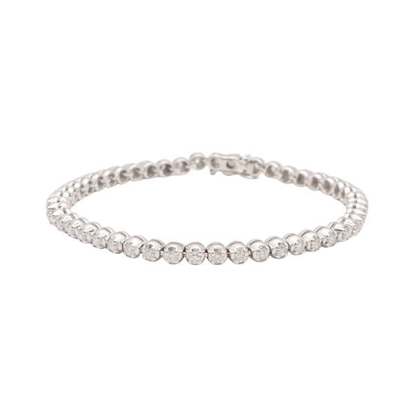 JEWELRY 無品牌珠寶 18K白金 鑽石 手鏈 750WG 10.85g