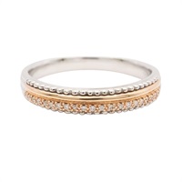 JEWELRY 無品牌珠寶 戒指 鑽石 18K白金/玫瑰金 Diamond 4.3g