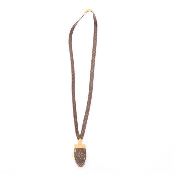 LOUIS VUITTON LV 路易威登 LV Cloche Key Holder 原花 PVC塗層帆布  棕色 鑰匙圈 M03689 M03689
