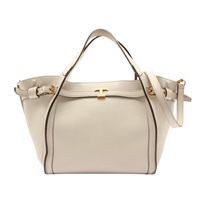 TOD'S 托德斯 T Timeless 兩用包 白色 牛皮 XBWTIMA0200WKA