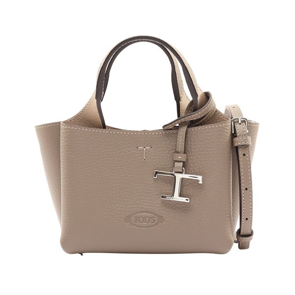 TOD'S 托德斯 T Timeless Micro 兩用包 灰綠色 牛皮 XBWAPAFL000QRI