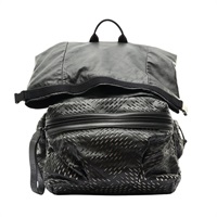 BOTTEGA VENETA 寶緹嘉 後背包 黑色 牛皮 580351